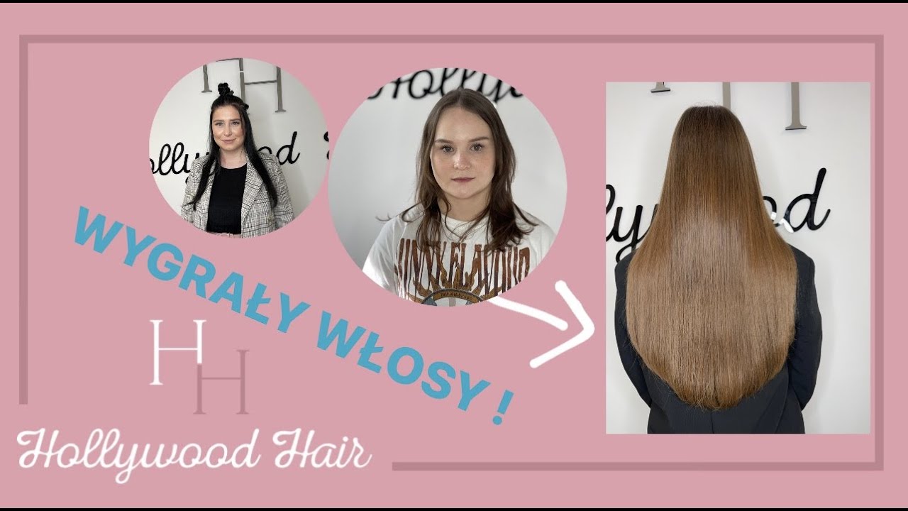 Hollywood Hair - wygrały nowe włosy w konkursie *reakcja* Klaudia Duszyńska