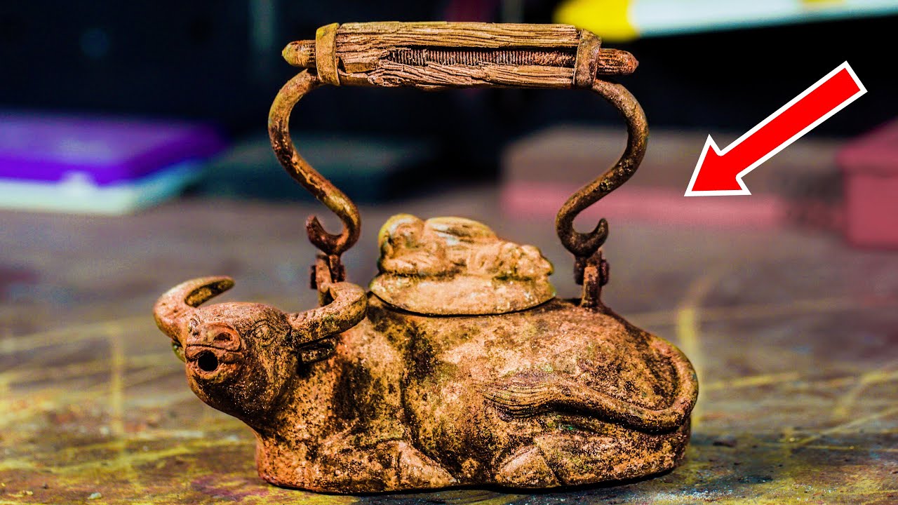 Antique Teapot Restoration with AMAZING outcome