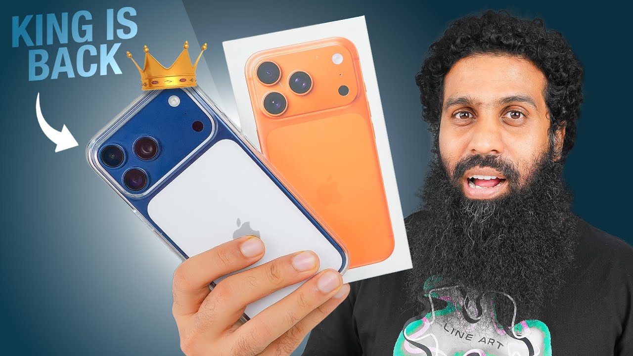 iPhone 17 Pro Max Deep Blue Detailed Unboxing + Official Apple Accessories