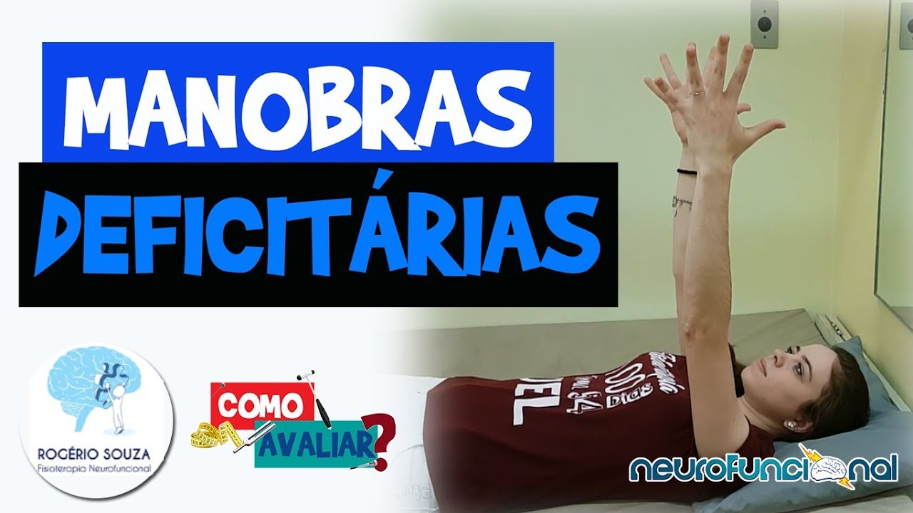 MANOBRAS DEFICITÁRIAS - Como Avaliar?