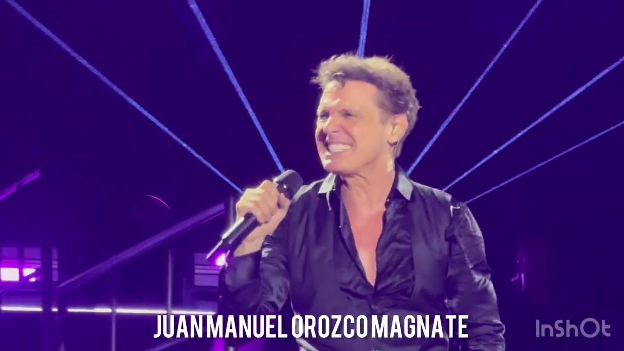 LUIS MIGUEL Ahora Te Puedes Marchar Medley  3er TOUR 2024 MONTERREY MÉXICO 25 08 24