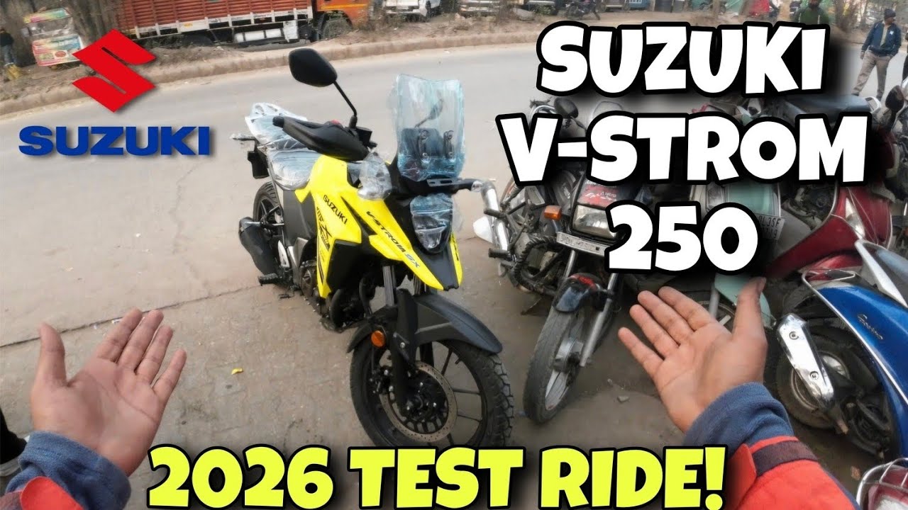 Suzuki v strom 2026 test ride | v strom 250 new look in 2026 | Suzuki v-strom test ride in delhi 