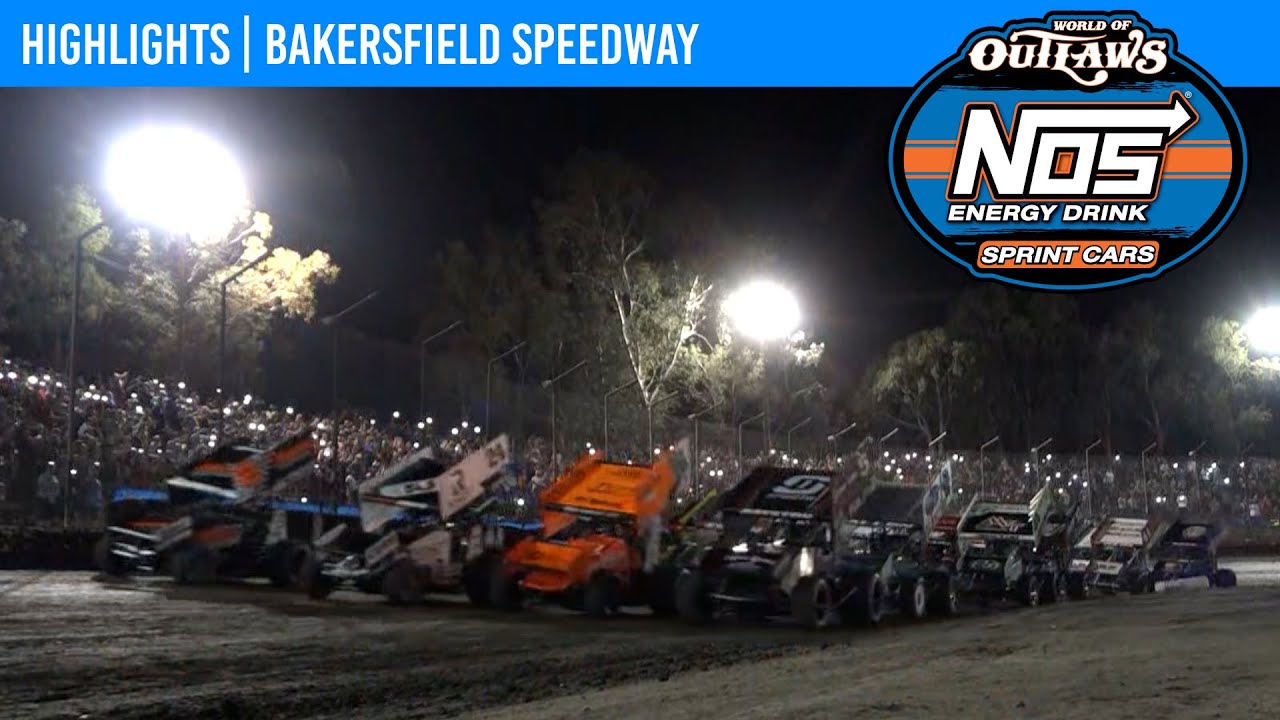 World of Outlaws NOS Energy Drink Sprint Cars Bakersfield Speedway, March 25, 2022 | HIGHLIGHTS