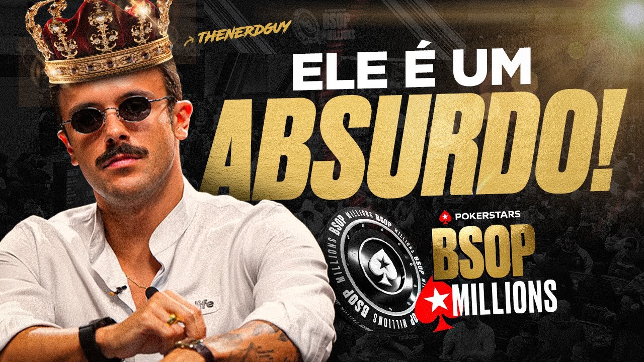 YURI THE NERD GUY NO BSOP MILLIONS: JOGOU DEMAIS!