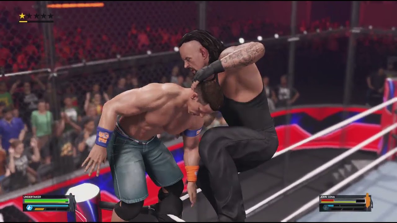 The Undertaker vs John Cena   (Hell In A Cell)