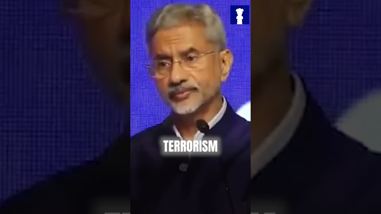 Dr. S. Jaishankar's firm stance on combating terrorism🇮🇳. #bharat #diplomacy