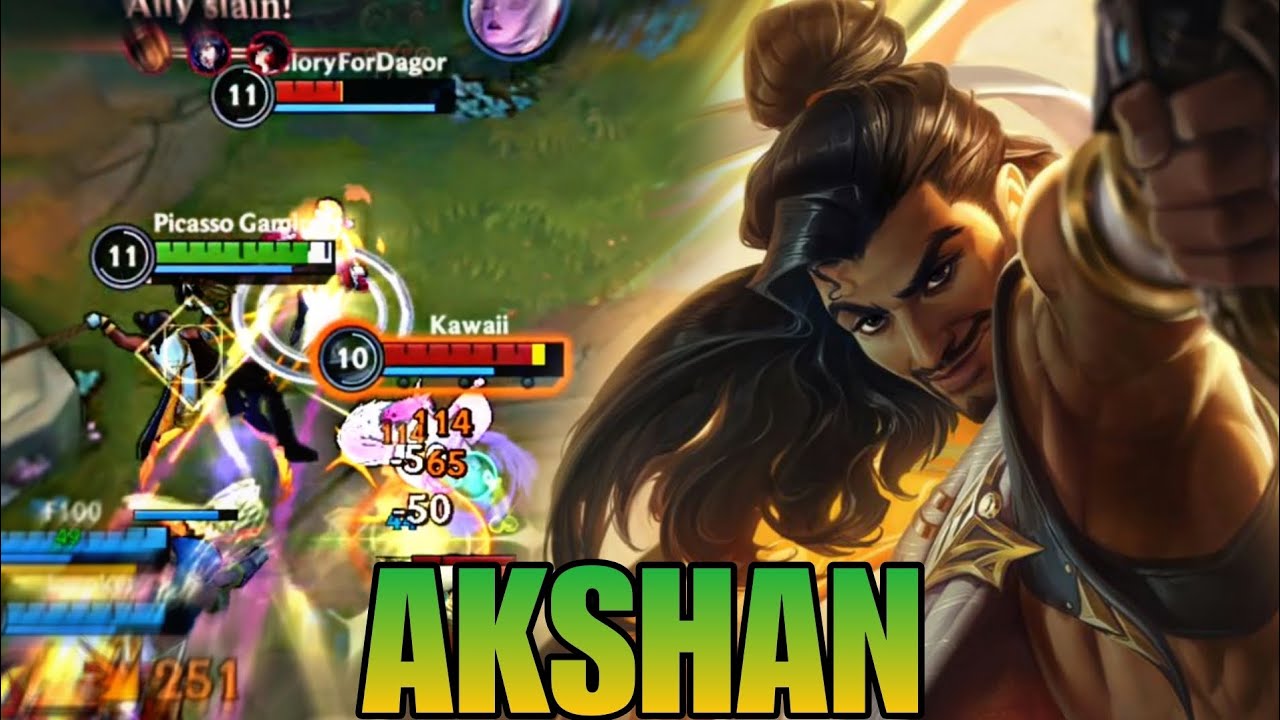 تجربة اللعب بالبطل اكشان / WILD RIFT AKSHAN