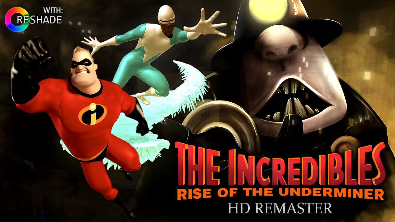 The Incredibles: Rise of the Underminer HD Remaster - FULL GAME Co-op Playthrough