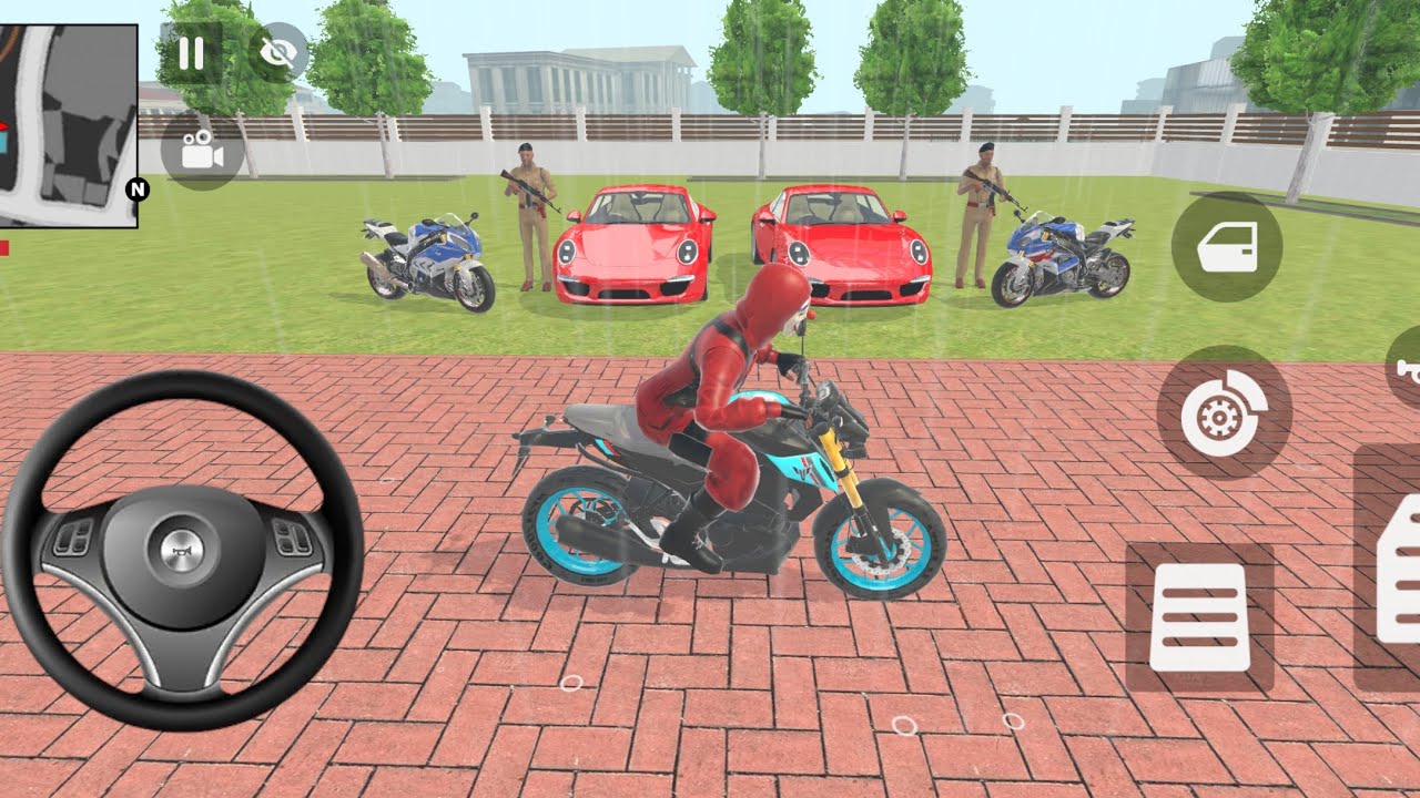 || Franklin & Spiderman order by 2️⃣ Red Porsche 2️⃣BMW Bike || Indian Theft Aura Simulator ||