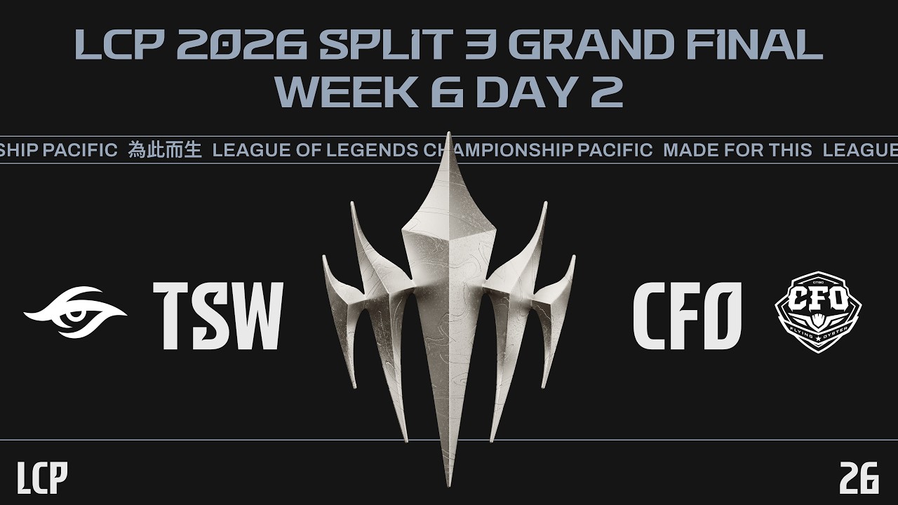 [EN] TSW vs CFO | LCP 2026 Split 3 Grand Final Week 6 Day 2