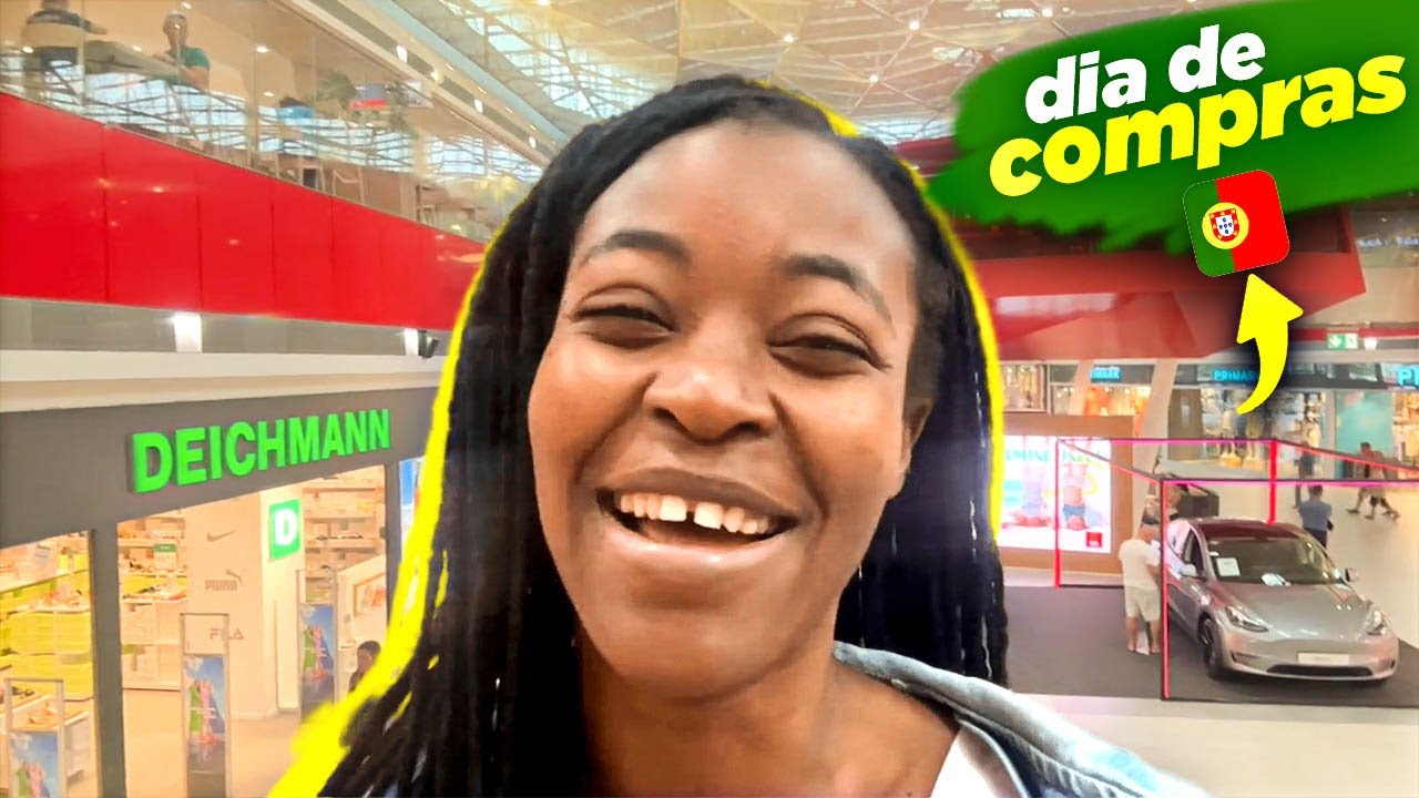 Dia de compras para nova casa em Portugal