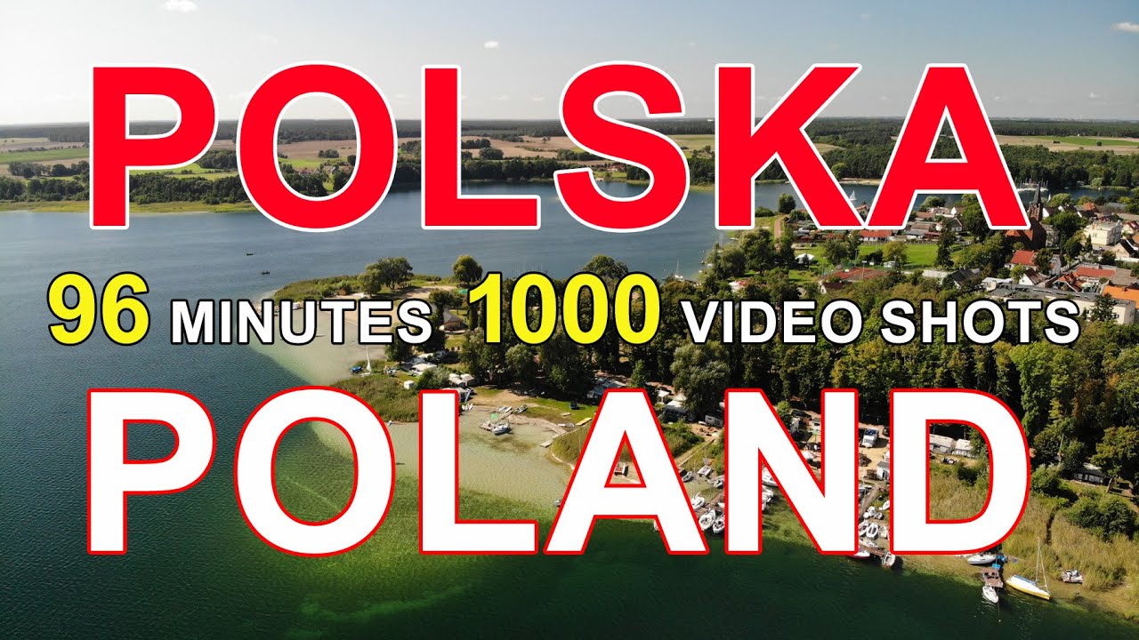 Polska 2024 | Najpiękniejsze miejsca | Film relaksacyjny 4K | Flying over Poland 4K | Relaxing Film