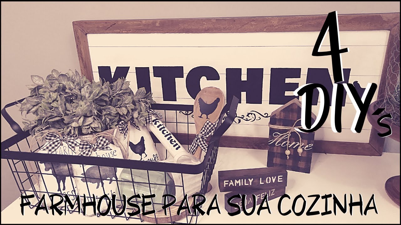 LINDOS OBJETOS FARMHOUSE PARA SUA COZINHA