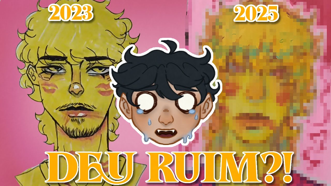 refazendo um desenho de 2023!! eu passei perrengue?!