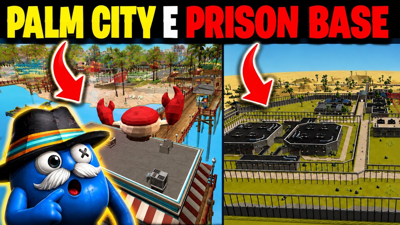 PALM CITY e PRISON BASE! 😱 OS 2 NOVOS MAPAS DO CHICKEN GUN 6.0.0