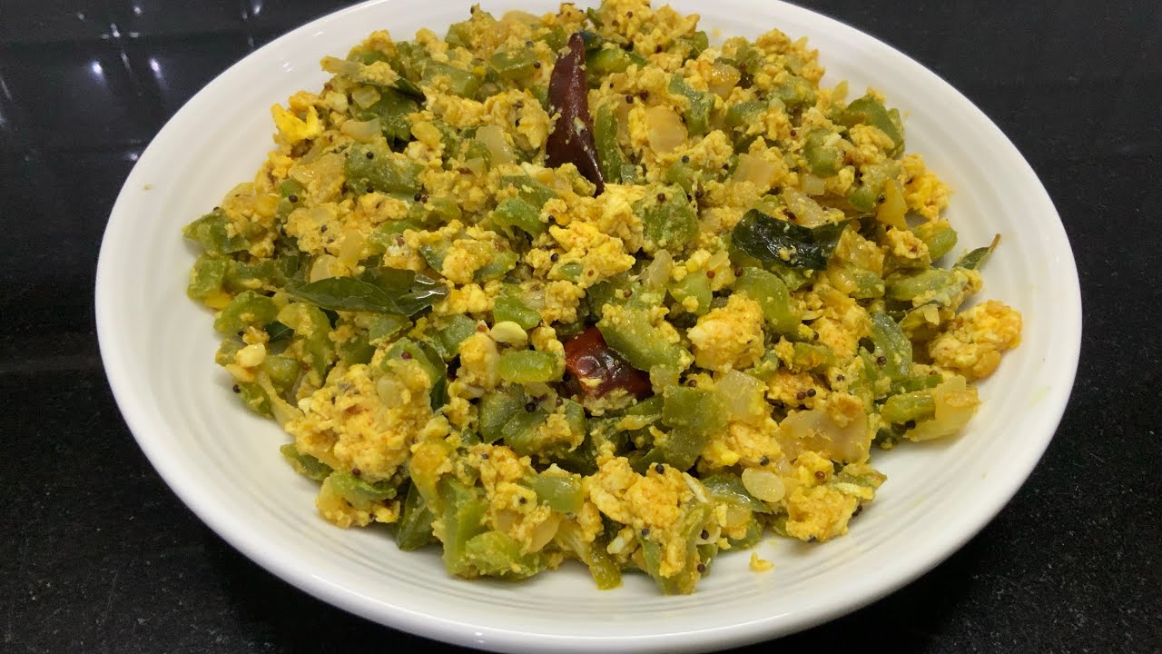 பீர்கங்காய் பொரியல் 😋👌/Ridgegourd recipes in Tamil/peerkangkai poriyal/Ridgegourd egg fry/poriyal