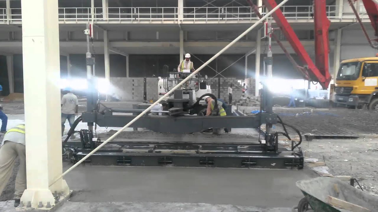 FAMP Industrial Superflat flooring Dubai