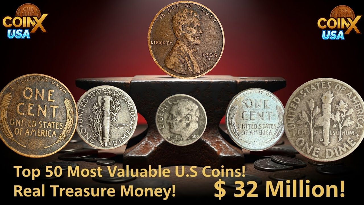 Top 50 Most Valuable Coins in America &mdash; Check Your Pocket Change NOW!