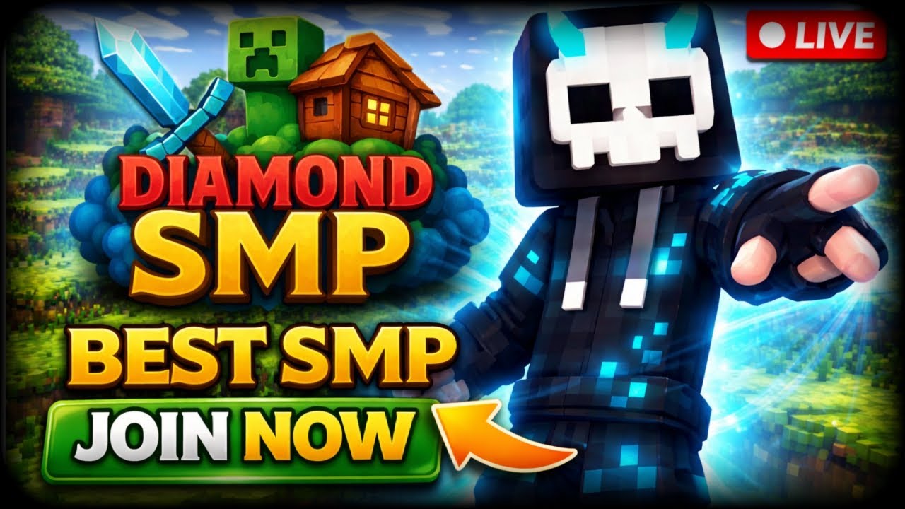 survival diamond SMP Minecraft | BlockBaba Is Live!!!