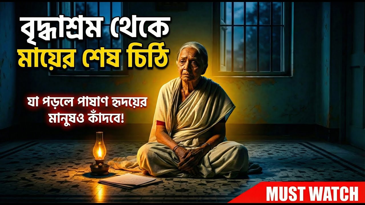 বৃদ্ধাশ্রম থেকে মায়ের শেষ চিঠি: যা পড়লে পাষাণ হৃদয়ের মানুষও কাঁদবে!