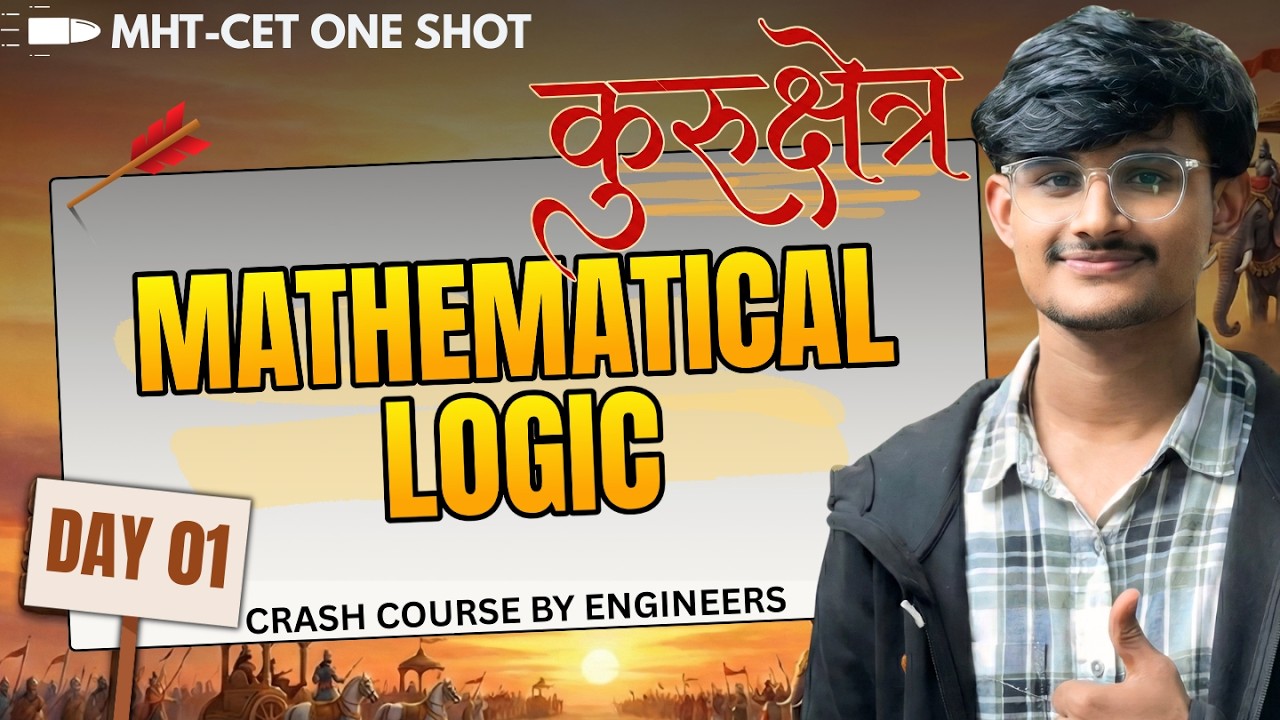 Mathematical Logic Detailed One Shot | Complete Theory & IMP Questions | Kurukshetra Crash Course 🔥