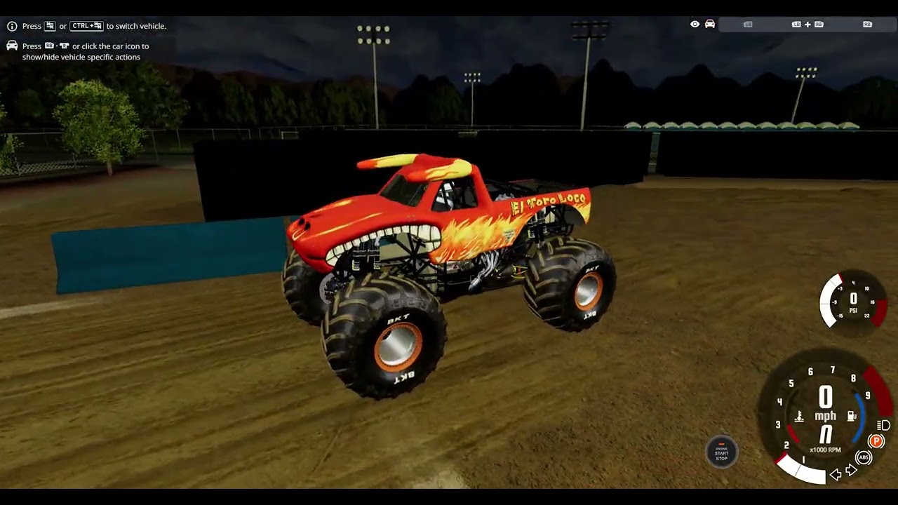 BeamNG drive monster jam freestyle!!!
