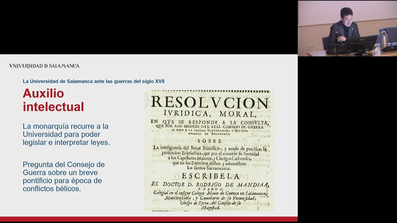 La universidad ante la guerra en el S.XVII: auxilio material e intelectual