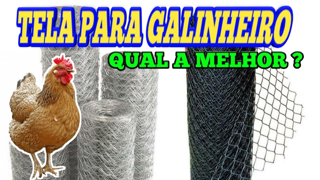 TELA para GALINHEIRO *BARATA* & BOA aprenda COMO ESCOLHER a TELA CERTA!