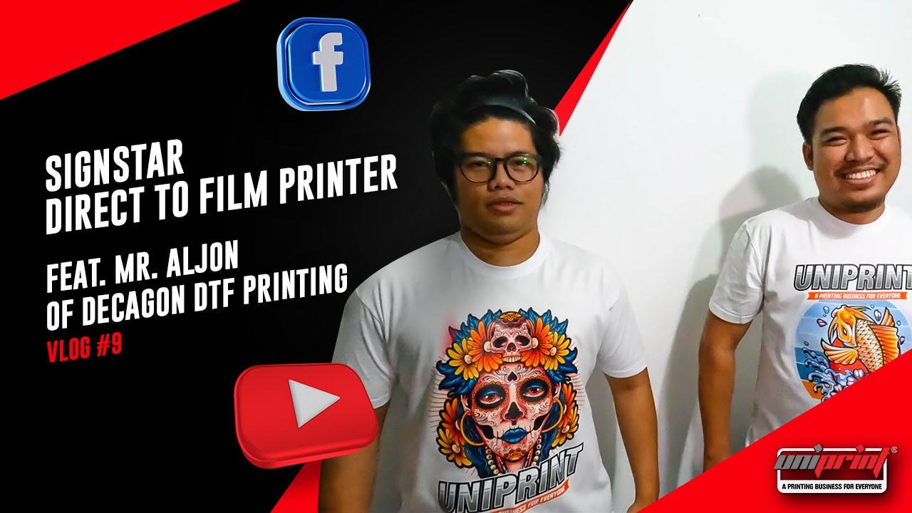 Vlog #9: Signstar Direct to Film Printer feat. Mr. Aljon of Decagon Printing