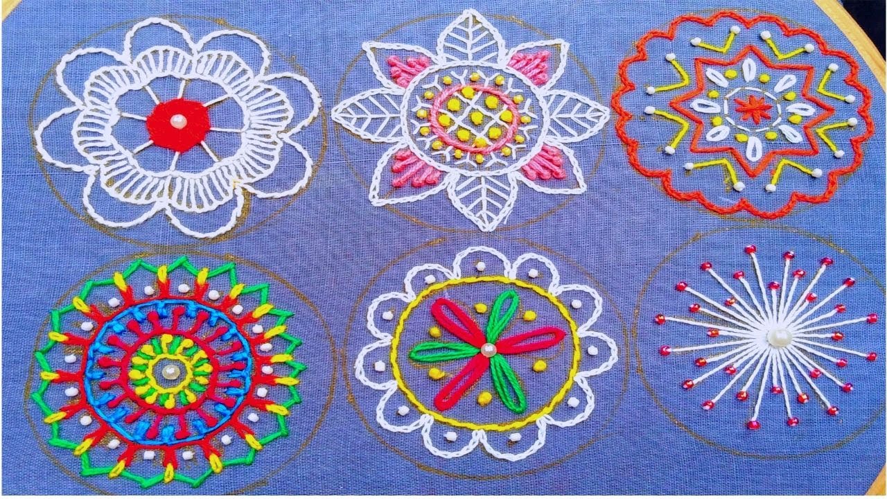 Hand Embroidery prime,Dandy embroidery,flower Embroidery tutorial 2019,फूल डिजाइन,ফুলের নকশা