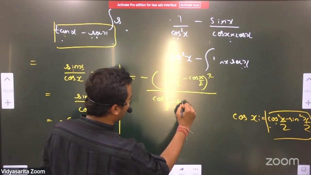 Integration L-16 | 12-03-2026 | Kaushik Sir | Math's 11th B7 MHT-CET | VSA