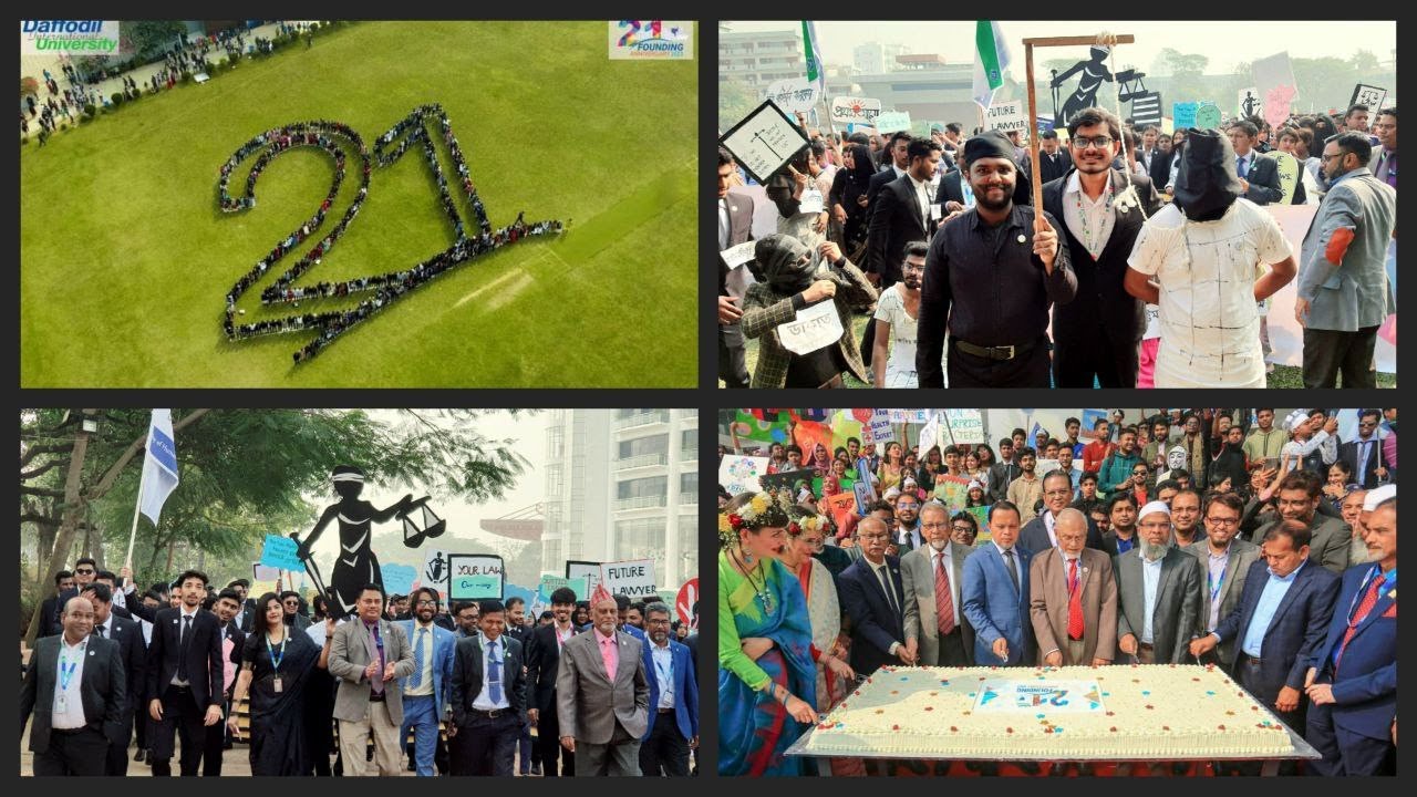 Department of Law (part-02) ! 21st Founding Anniversary ! Daffodil International University !