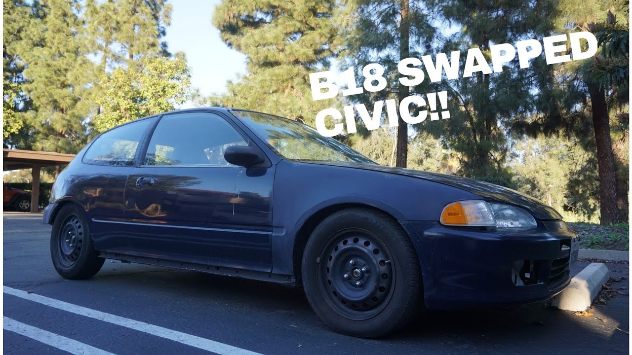 B18 Swapped EG Civic POV Vlog