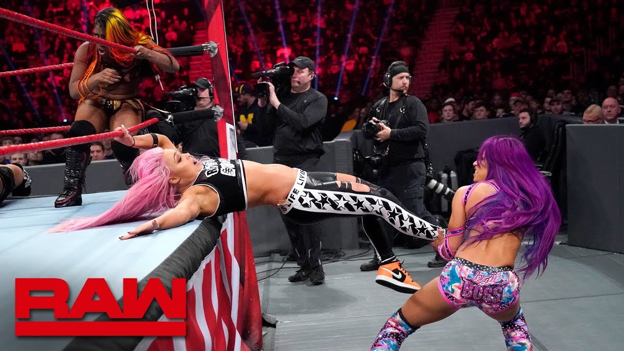 Sasha Banks, Bayley & Ember Moon vs. The Riott Squad: Raw, Dec. 31, 2018