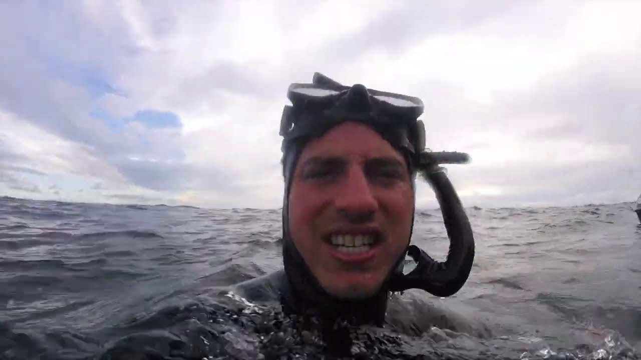 Wild Swimming in Fingals Cave - Scotland