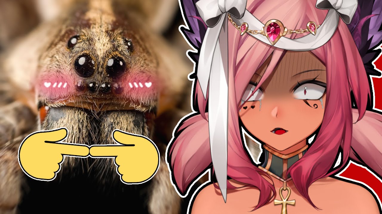 ARACHNOPHOBIC VTUBER REACTING TO SPIDERS