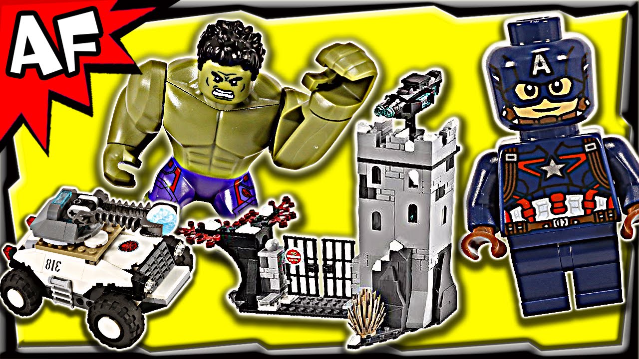Lego Avengers Hydra Fortress Smash 76041 Marvel Super Heroes Stop Motion Build Review