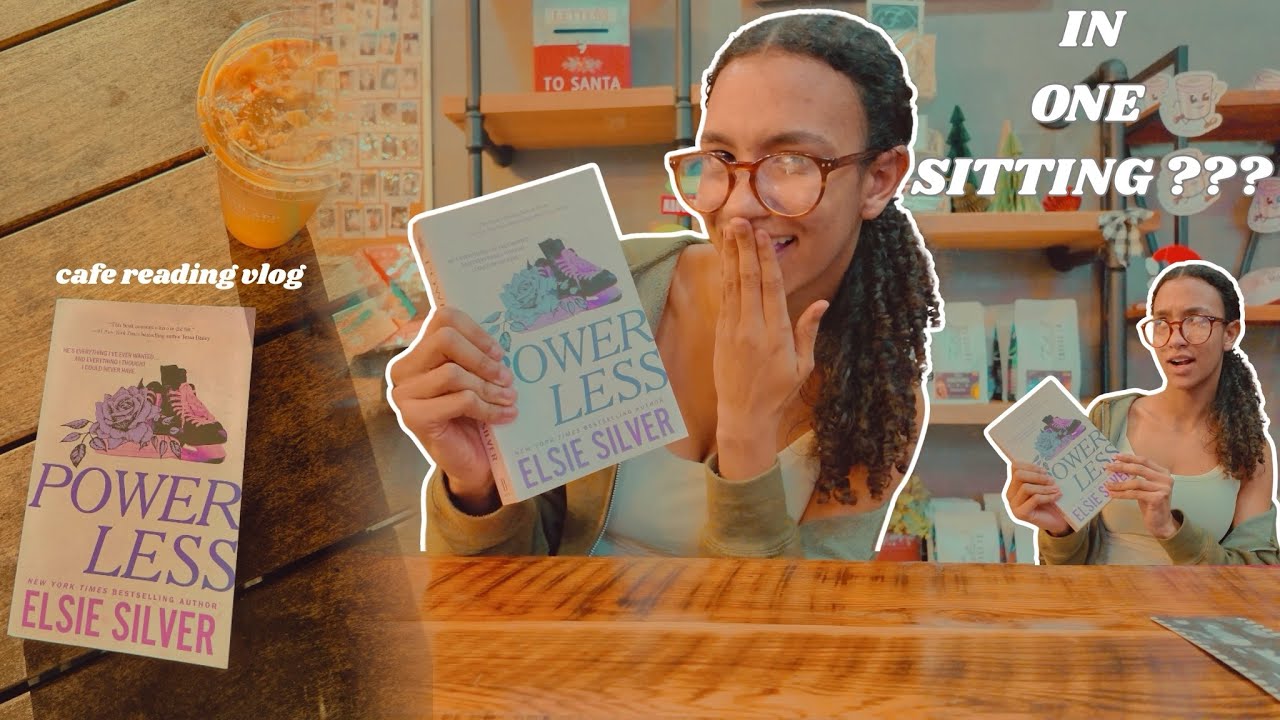 reading a book in one sitting | café reading vlog☕️