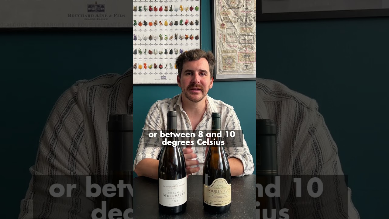 What temperature should you serve your white wines?