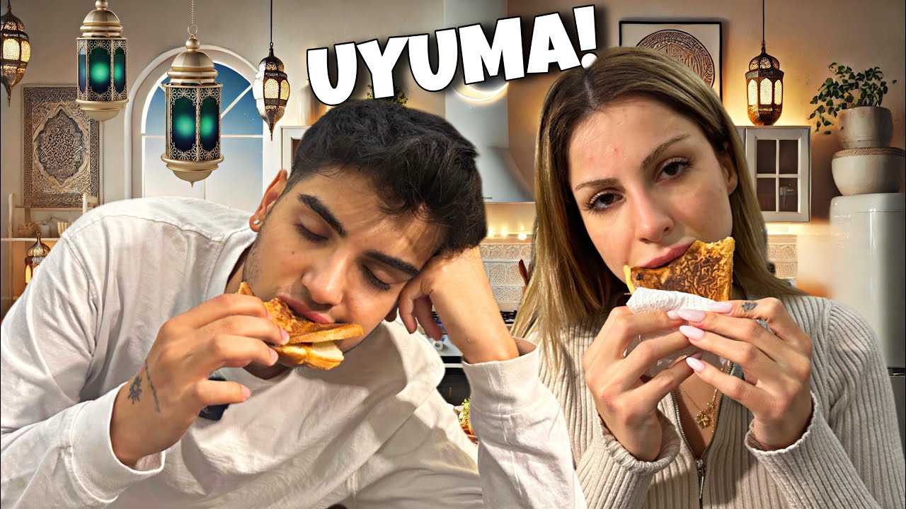 SAHURA KADAR UYUMAMA CHALLENGE!?😳Melih Yıldırım | Sıla Beyoğlu