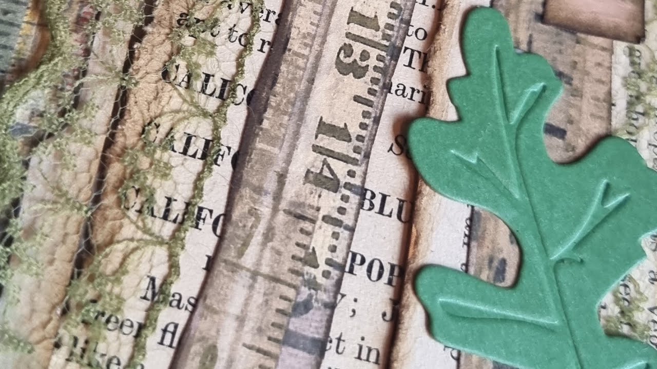 Page Edge Cluster Embellishments - Ideas for Using Up Left Over Collage Masterboards