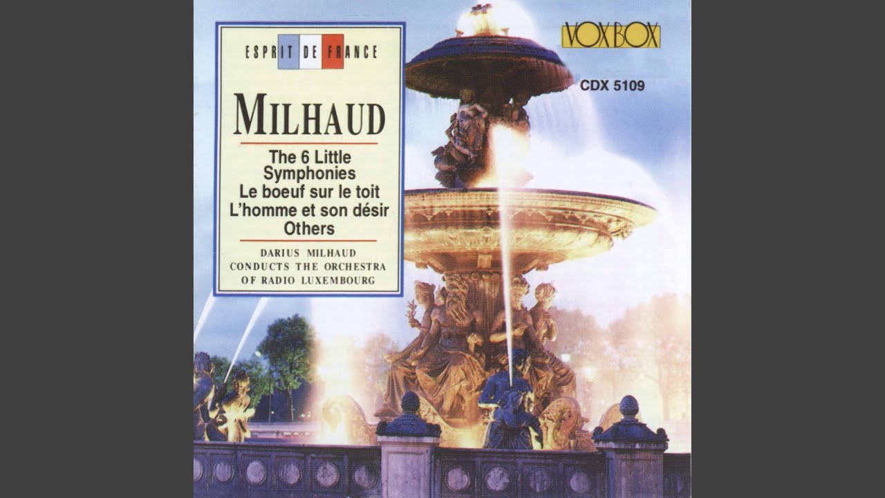 Le b&oelig;uf sur le toit, Op. 58