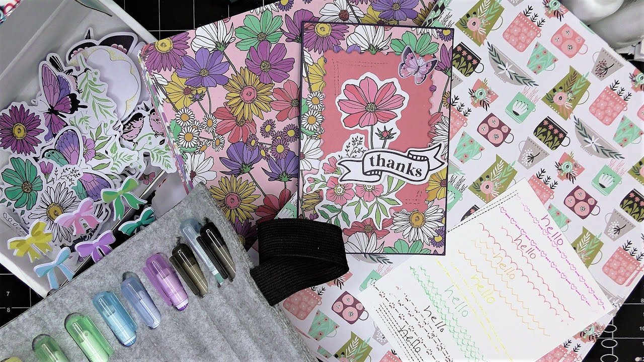 NEW Diamond Press Staple Items for HSN: Patterned Papers, Ephemera, Double-Sided Pens & Stamp Bundle