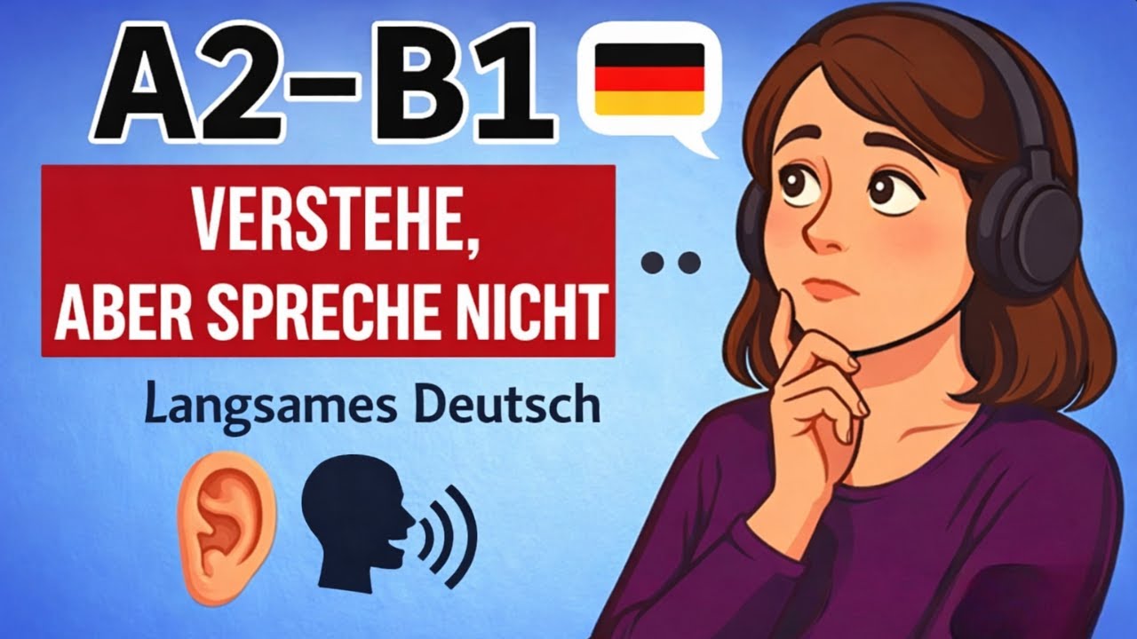Ich verstehe Deutsch, aber ich spreche nicht – warum?