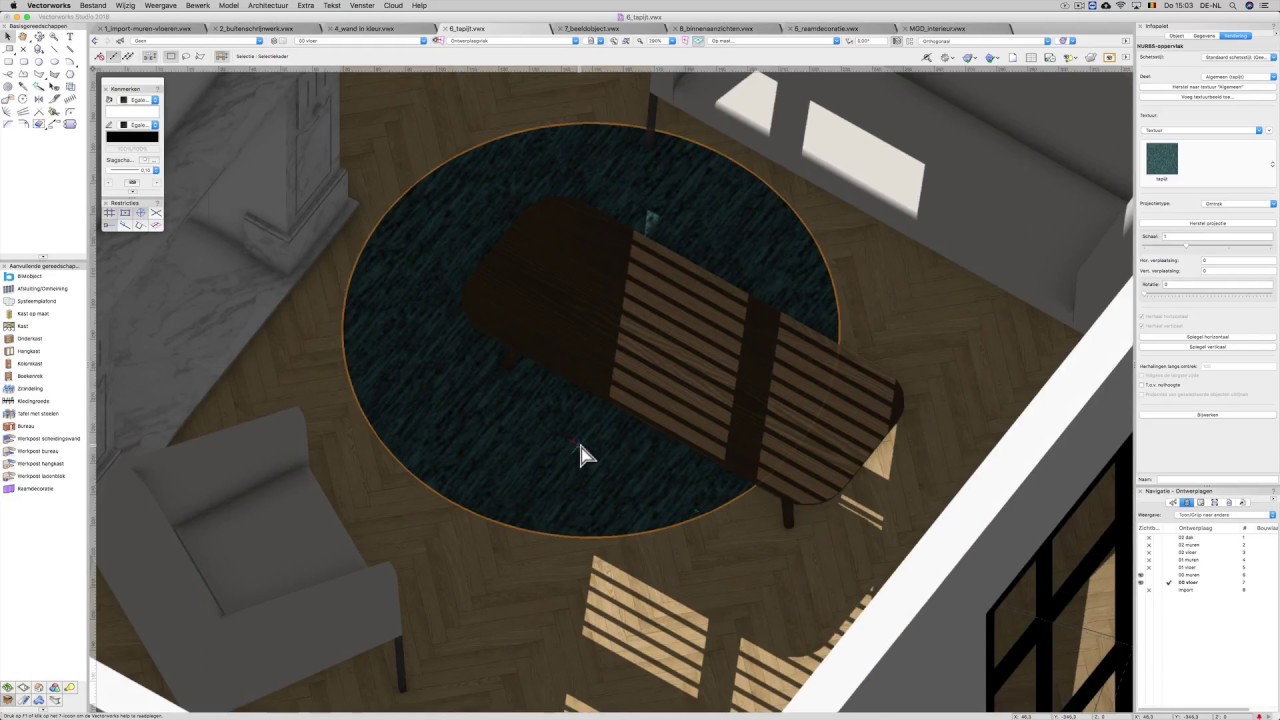 Interieur Deel 2 - Vectorworks gebruikersdagen 2018
