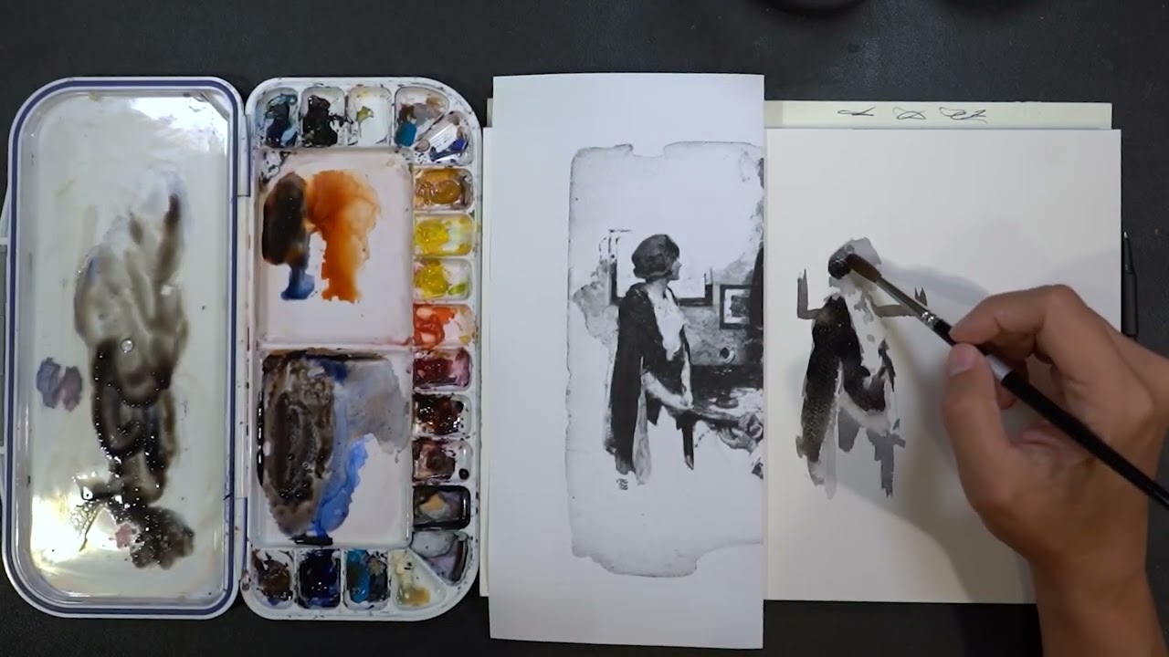 Dat 25 - Dean Cornwell - Watercolor