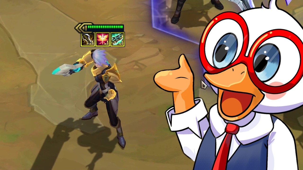 I gave Set 17 Riven a new Artifact that makes her items radiant. The rest is history.
