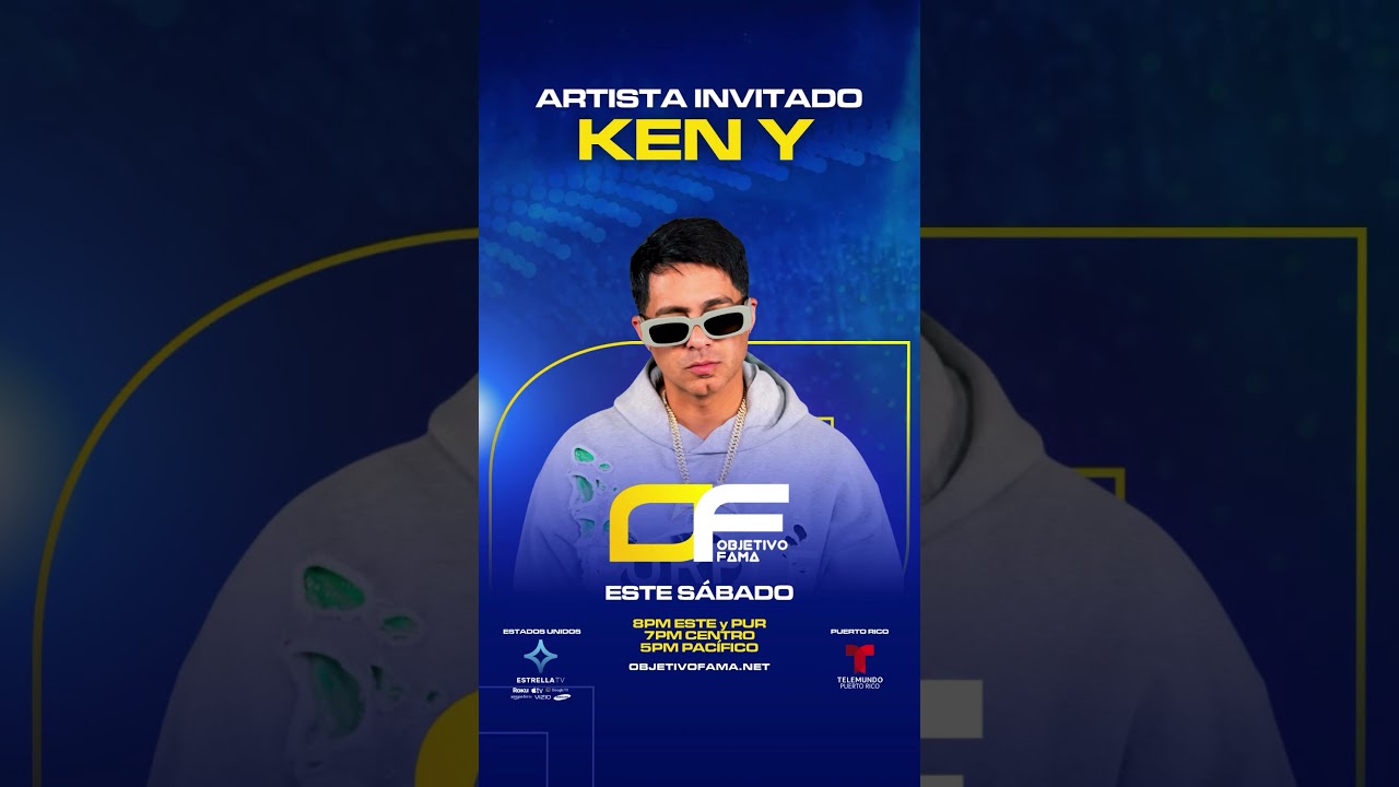 🎤 ¡Ken-Y es nuestro artista invitado especial en la Gala 2 de 