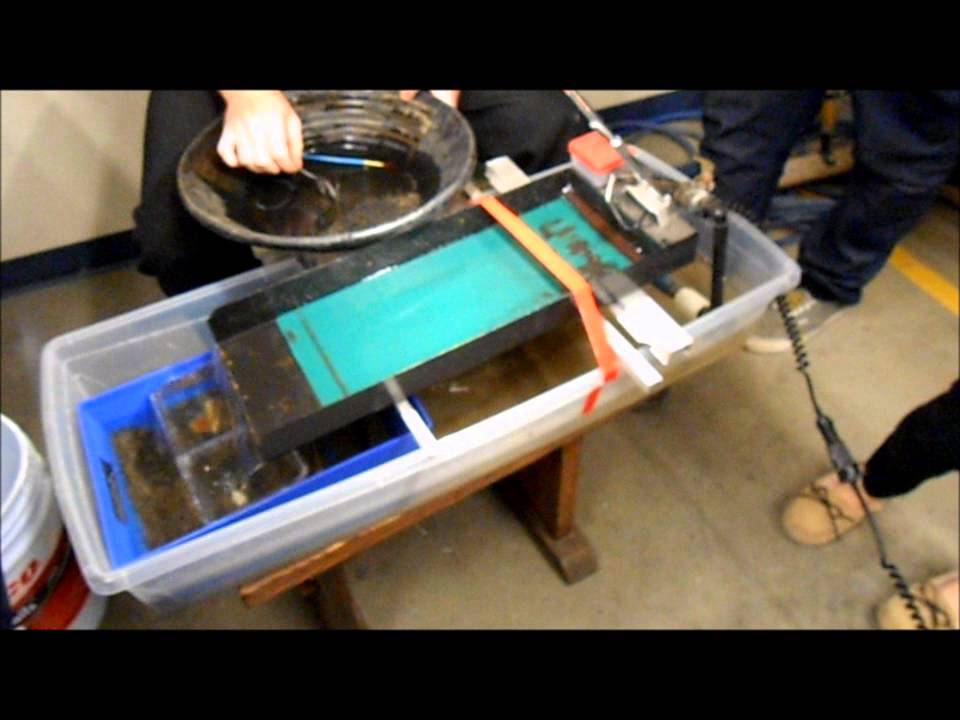 Gold Mining course, How to use a Miller Table