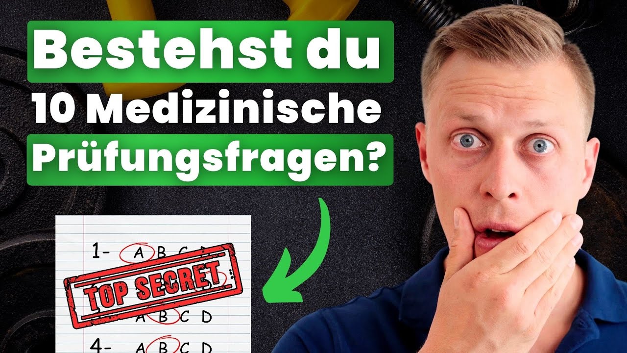Wenn du DAS nicht weißt, fällst du durch | Prüfungsfragen medizinischer Fitnesstrainer